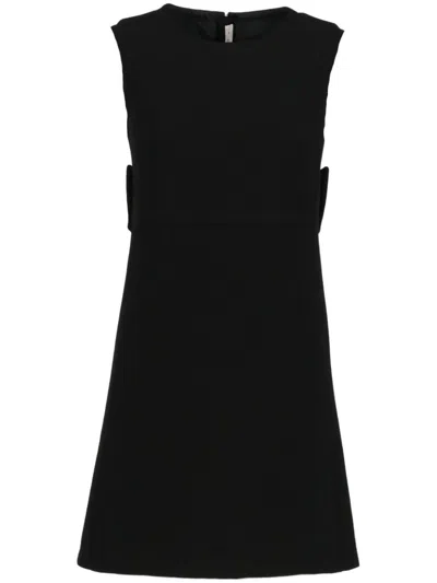 Pre-owned Prada 2010s Rear Bow Tube Dress In Black