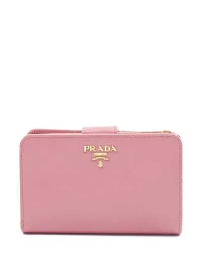 Pre-owned Prada 2010s Saffiano Bi-fold Wallet