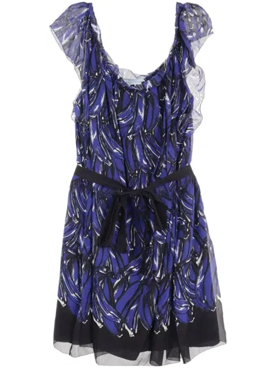 Pre-owned Prada 2010s Silk Tunic In Blue