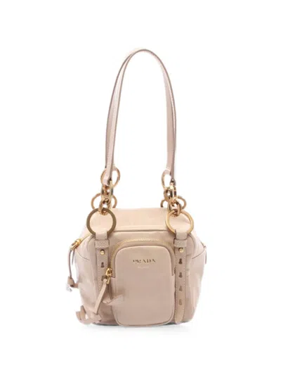Pre-owned Prada 2010s Tangle Mini Shoulder Bag In Neutral