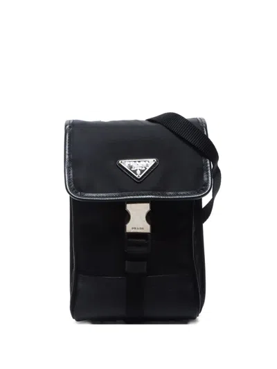 Pre-owned Prada 2010s Triangle-logo Cross Body Bag