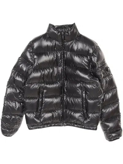 Pre-owned Prada 2010s Triangle-logo Down Jacket In Black