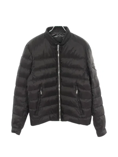 Pre-owned Prada 2010s Triangle Logo Jacket In Black