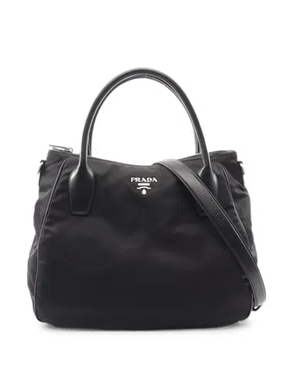 Pre-owned Prada 2010s Two-way Tote Bag In Black