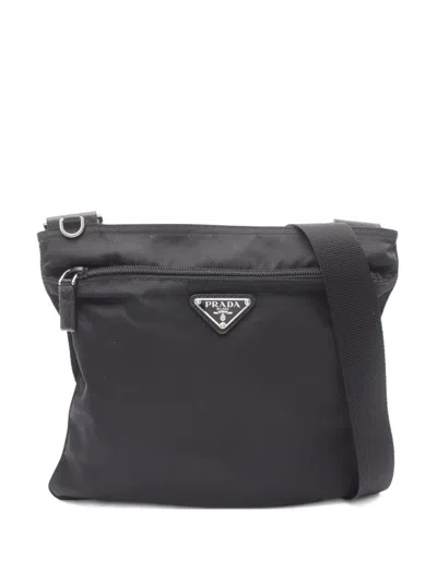 Pre-owned Prada 2010s Vela Shoulder Bag In Black