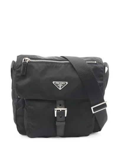 Pre-owned Prada 2010s Vela Sport Shoulder Bag In Black