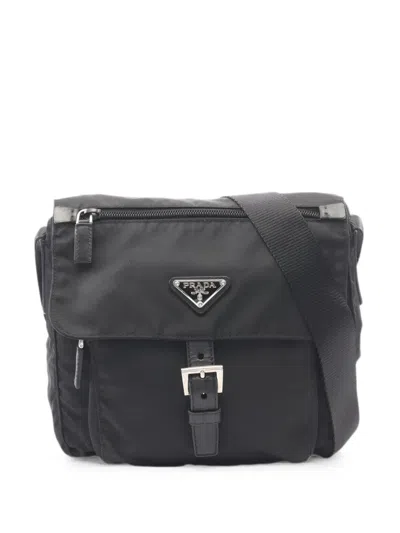 Pre-owned Prada 2010s Vela Sport Shoulder Bag In Black