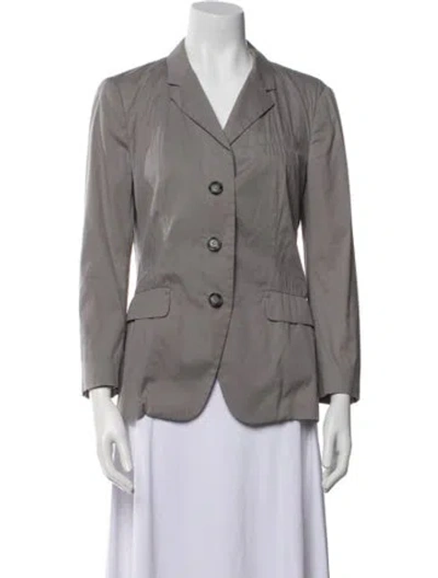 Pre-owned Prada 2011 Blazer In Gray