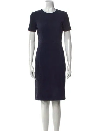 Pre-owned Prada 2011 Knee-length Dress In Blue