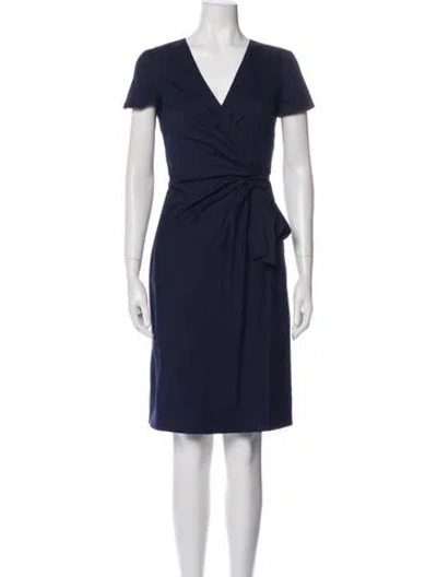 Pre-owned Prada 2011 Knee-length Dress In Blue