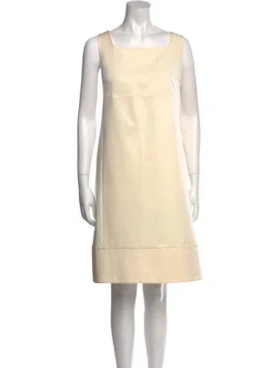 Pre-owned Prada 2011 Knee-length Dress In Neutral
