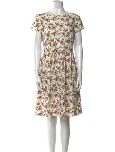 Pre-owned Prada 2011 Knee-length Dress In Neutral
