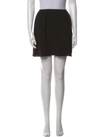 Pre-owned Prada 2011 Midi Length Skirt In Black