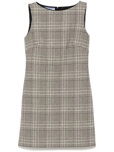Pre-owned Prada 2011 Sleeveless Dress In Grey
