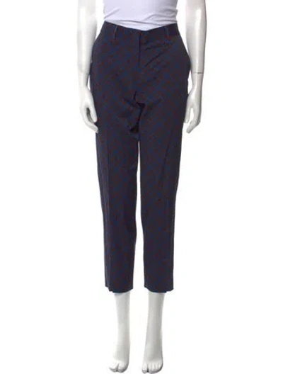 Pre-owned Prada 2011 Straight Leg Pants In Blue