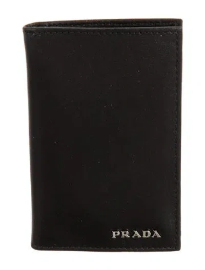 Pre-owned Prada 2012 Card Holder In Black