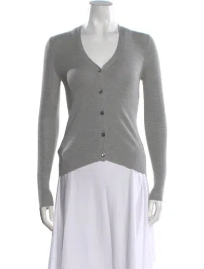 Pre-owned Prada 2012 Cashmere Sweater In Gray