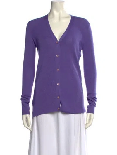 Pre-owned Prada 2012 Cashmere Sweater In Purple