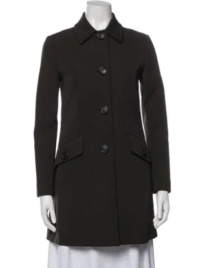 Pre-owned Prada 2012 Coat In Brown