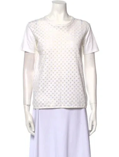 Pre-owned Prada 2012 Crew Neck T-shirt In Neutral