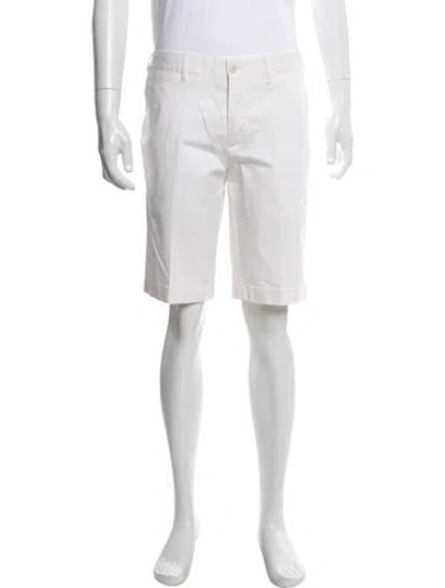 Pre-owned Prada 2012 Flat Front Shorts In Neutral