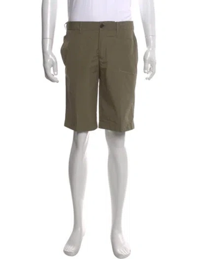 Pre-owned Prada 2012 Flat Front Shorts In Neutral