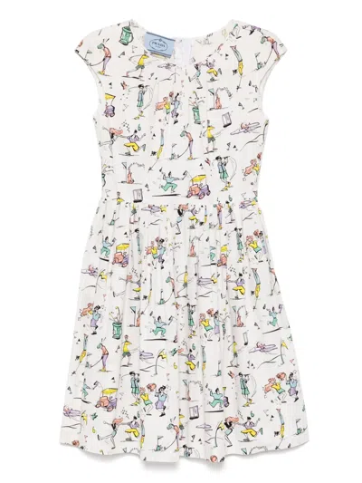 Pre-owned Prada 2012 Graphic-printed Dress