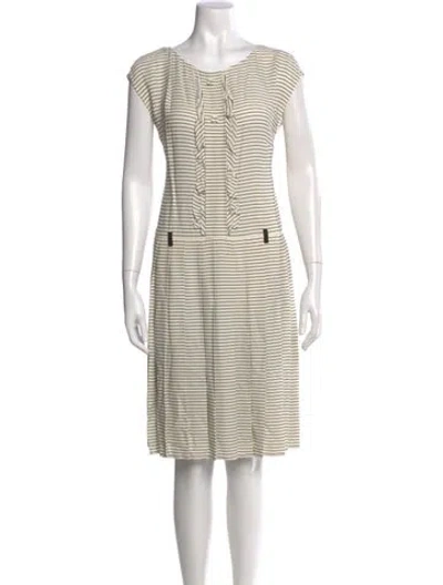 Pre-owned Prada 2012 Knee-length Dress In Black
