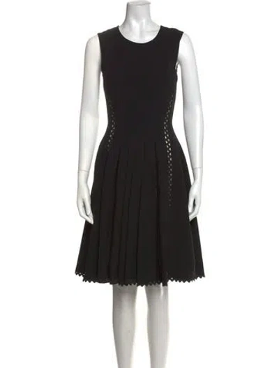 Pre-owned Prada 2012 Knee-length Dress In Black