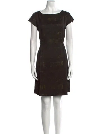 Pre-owned Prada 2012 Knee-length Dress In Green
