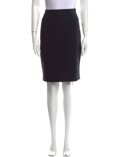 Pre-owned Prada 2012 Knee-length Skirt In Black