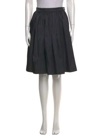 Pre-owned Prada 2012 Knee-length Skirt In Black