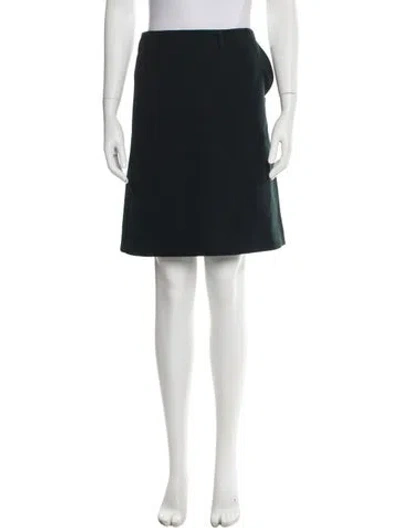 Pre-owned Prada 2012 Knee-length Skirt In Green