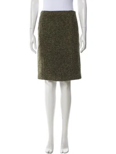 Pre-owned Prada 2012 Knee-length Skirt In Green