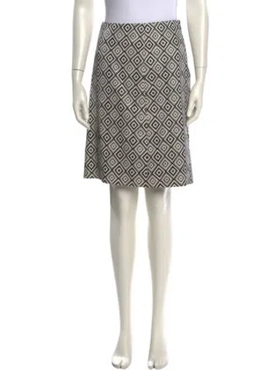 Pre-owned Prada 2012 Knee-length Skirt In White