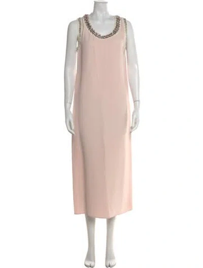 Pre-owned Prada 2012 Long Dress In Pink