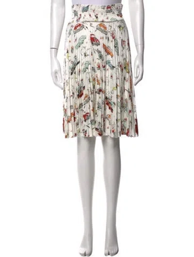 Pre-owned Prada 2012 Midi Length Skirt In Neutrals