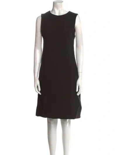 Pre-owned Prada 2012 Mini Dress In Black