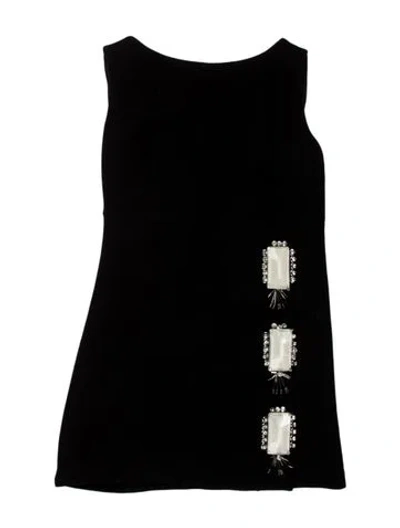 Pre-owned Prada 2012 Mini Dress In Black