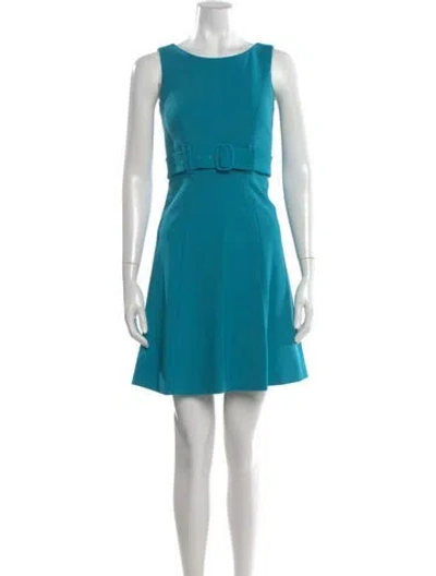 Pre-owned Prada 2012 Mini Dress In Blue