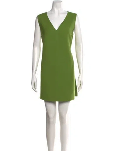 Pre-owned Prada 2012 Mini Dress In Green