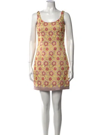 Pre-owned Prada 2012 Mini Dress In Pink