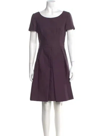 Pre-owned Prada 2012 Mini Dress In Purple