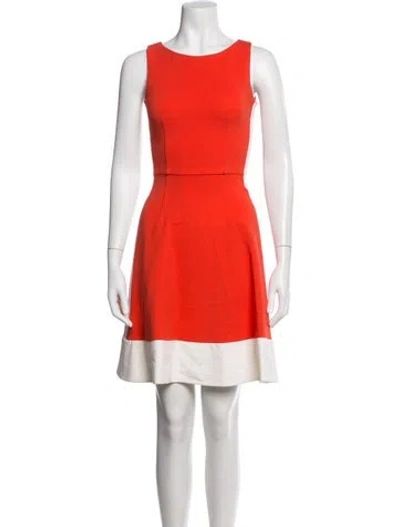 Pre-owned Prada 2012 Mini Dress In Red