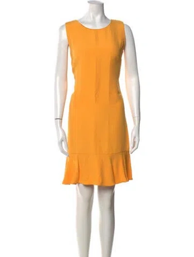 Pre-owned Prada 2012 Mini Dress W/ Tags In Orange