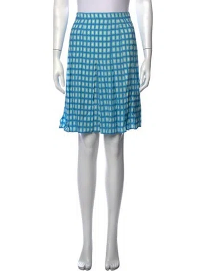 Pre-owned Prada 2012 Mini Skirt In Blue