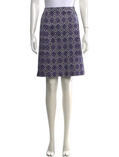 Pre-owned Prada 2012 Mini Skirt In Purple