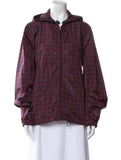 Pre-owned Prada 2012 Nylon Evening Jacket In Blue
