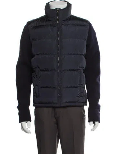 Pre-owned Prada 2012 Puffer Coat In Blue