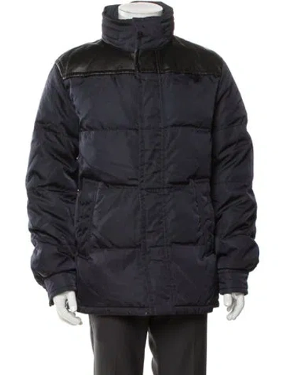 Pre-owned Prada 2012 Puffer Coat In Blue